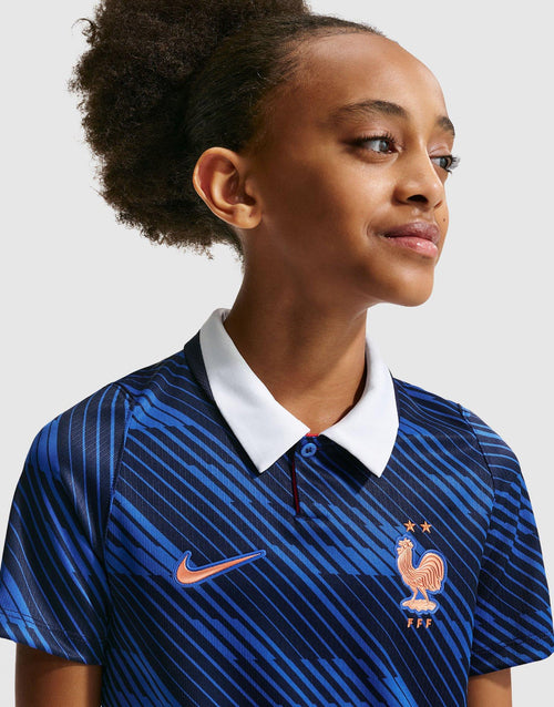 FFF 2026 Stadium Home Dri-FIT Soccer Replica Jersey Junior's