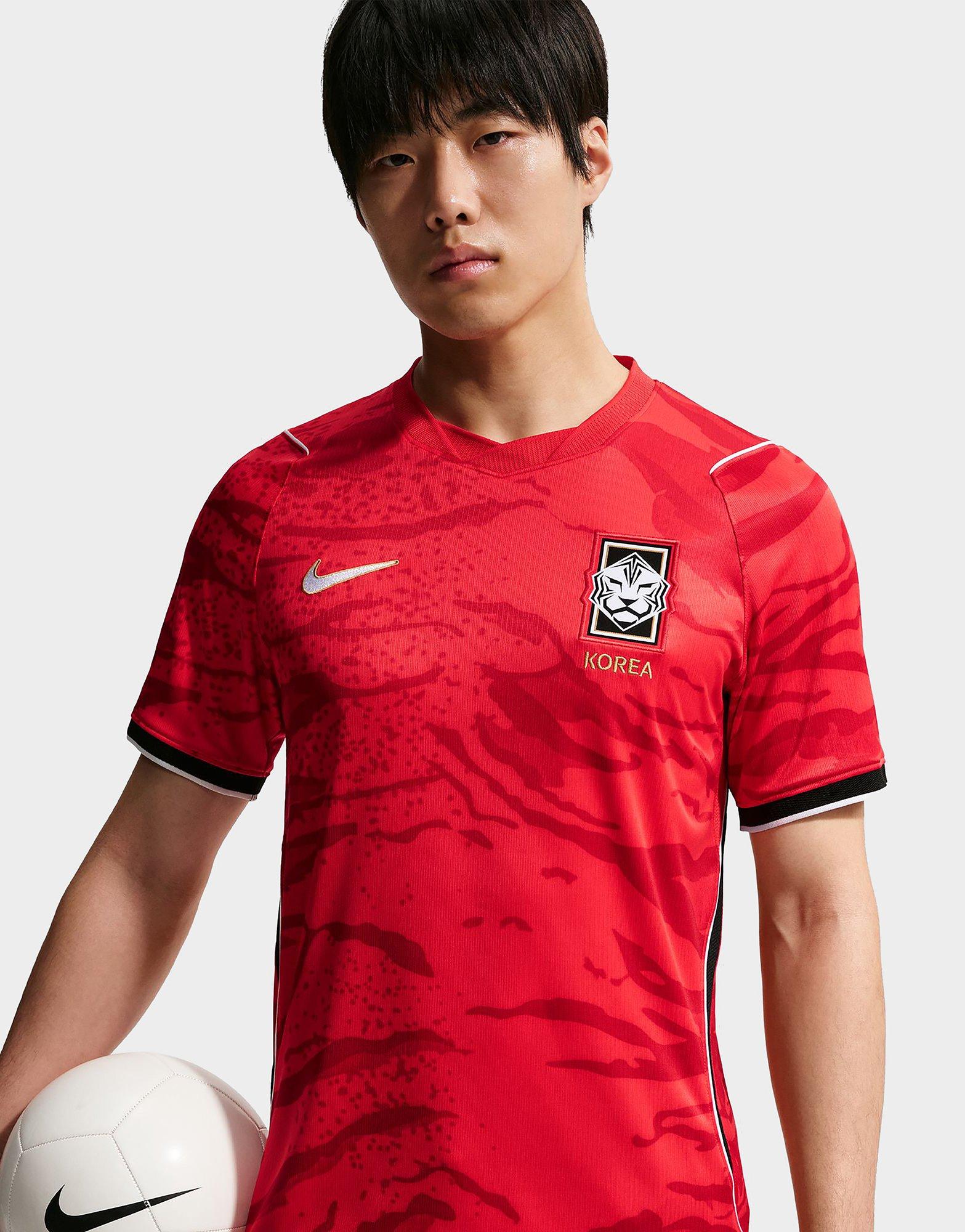 Red Nike Korea 2026 Stadium Home Dri-FIT Soccer Replica Jersey