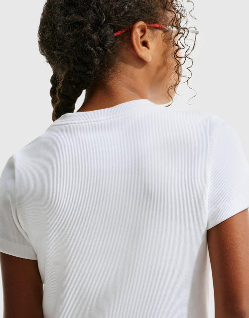 Ribbed Baby T-Shirt Junior's