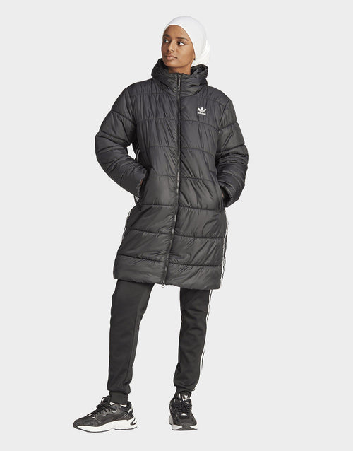 3-Stripes Long Padded Jacket
