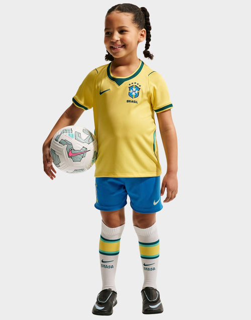 Brazil 2026 Stadium Home Soccer Replica 3-Piece Kit Children's