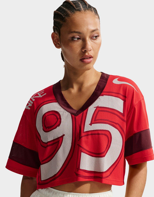 Sportswear Oversized Cropped Racing Shirt