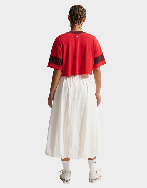 Sportswear Oversized Cropped Racing Shirt
