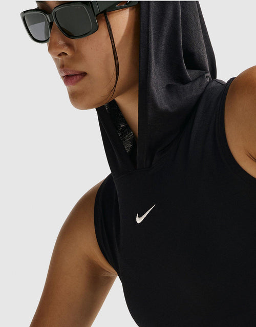 Sportswear Slim Hooded Tank Top