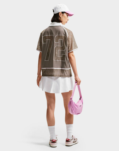 Sportswear Lace Polo Jersey Top