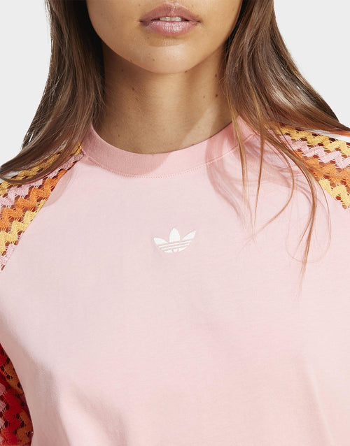 3-Stripes Crochet Cali T-Shirt