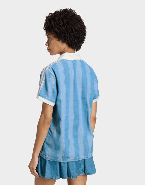 Denim Football Jersey