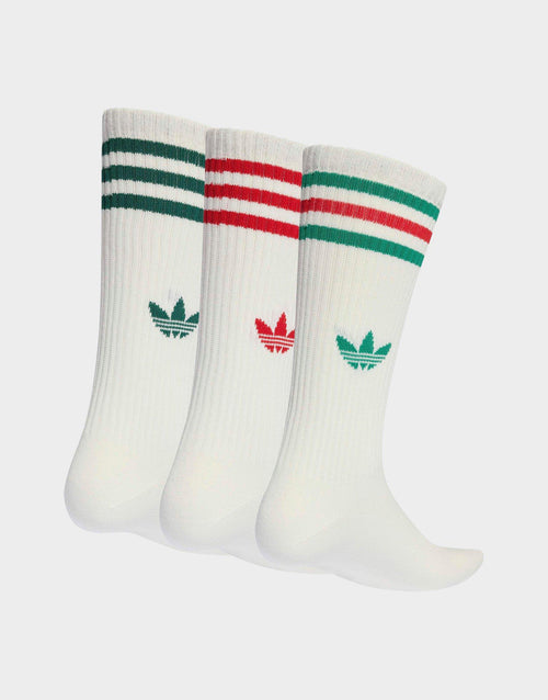 3-Stripes High Crew Socks 3 Pairs