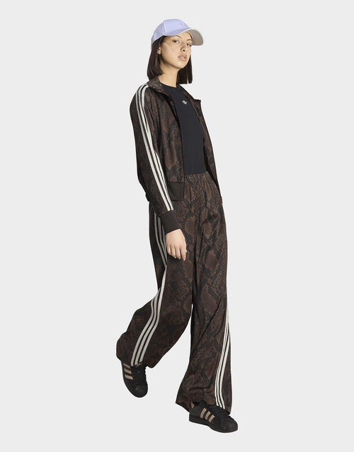 Satin Snake Print Firebird Track Top