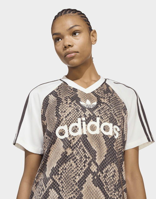 Snake Print Satin Jersey