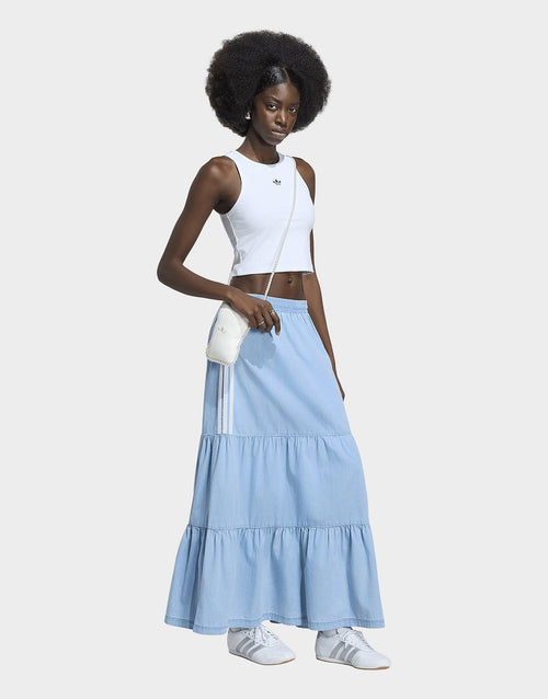 Denim Long Skirt