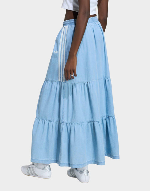 Denim Long Skirt