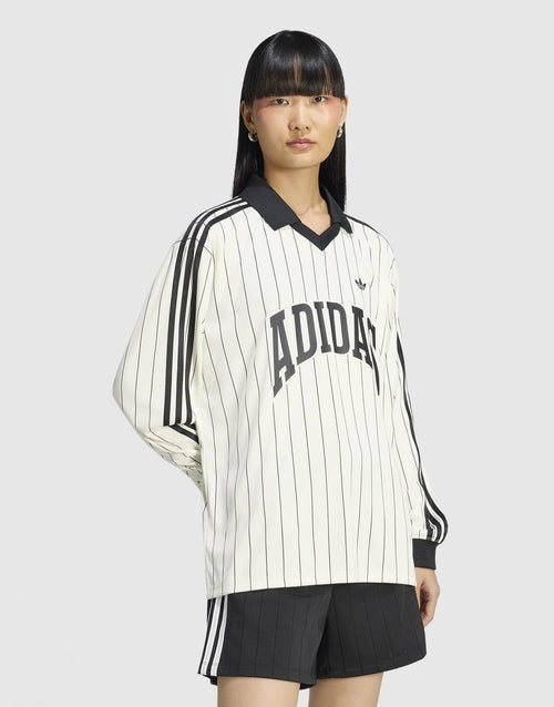 Pinstripe Long Sleeve Football T-Shirt