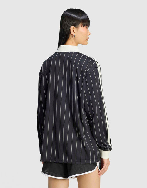 Pinstripe Long Sleeve Football T-Shirt