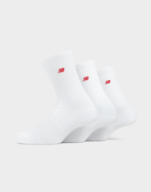 Patch Logo Crew Socks (3 Pack)