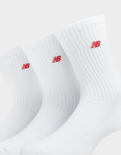 Patch Logo Crew Socks (3 Pack)