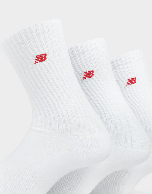 Patch Logo Crew Socks (3 Pack)