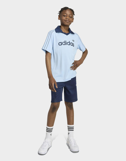 Loose Pinstripe Polo Shirt Junior's