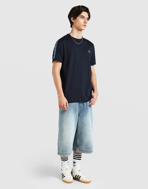 Contrasting Tape Ringer T-Shirt