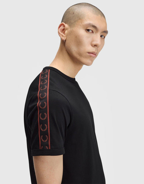 Contrast Tape Ringer T-Shirt