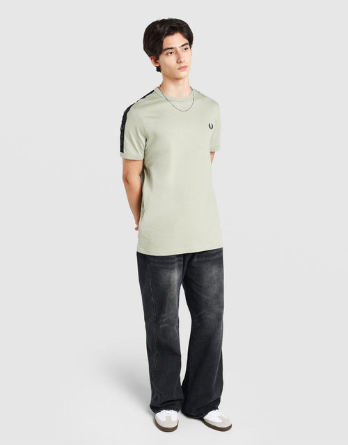 Contrasting Tape Ringer T-Shirt