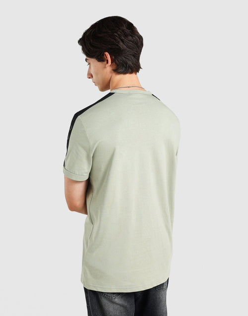 Contrasting Tape Ringer T-Shirt