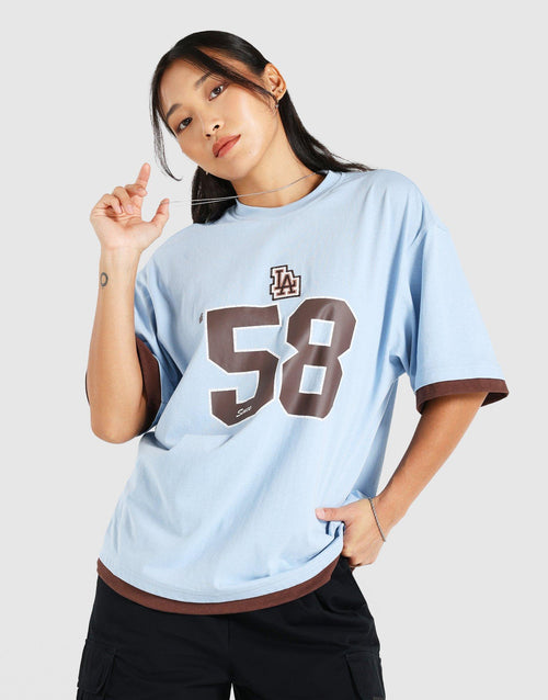 LA Dodgers Cooperstown Mock Layer T-Shirt
