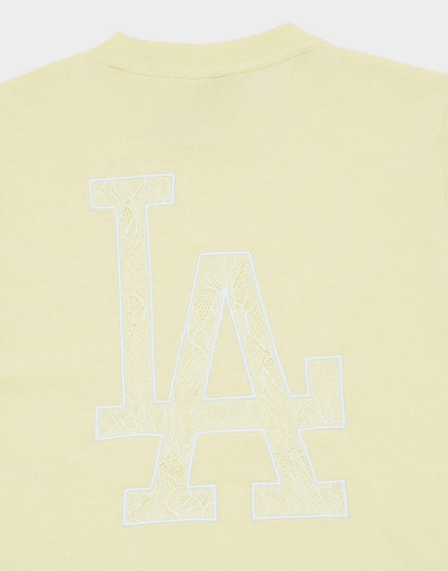 LA Dodgers Lace Appliqué T-Shirt