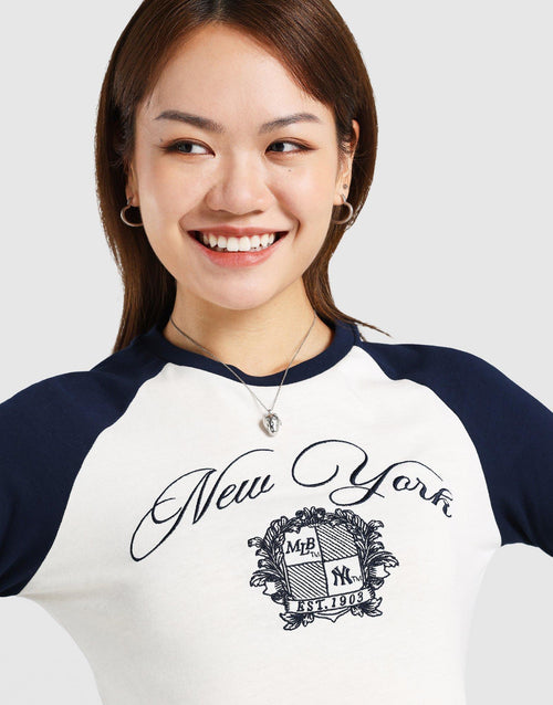 New York Yankees Raglan Long Sleeve T-Shirt