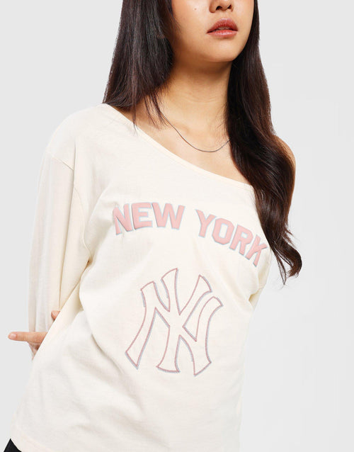 MLB New York Yankees One-Shoulder T-Shirt