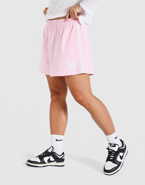 NY Yankees Lace Trim Shorts