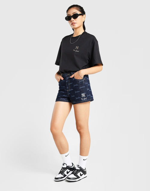 Monogram Denim Shorts