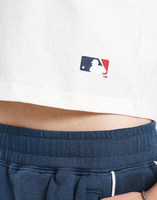 Panel Crop Polo T‑Shirt