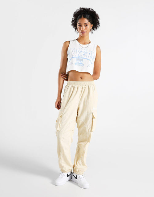 Wrapped Cropped Jersey Tank Lakers Women's
