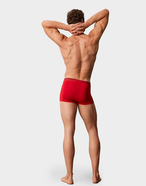 Microfibre Stretch Low Rise Trunks 3 Pack