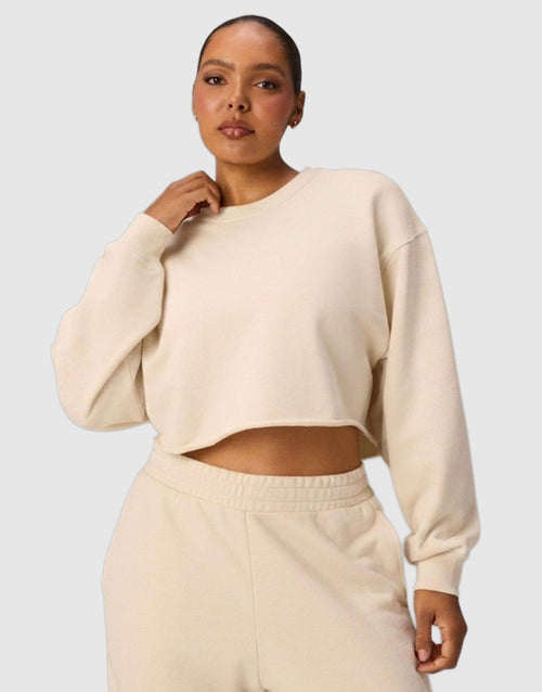 Heavy Terry Cropped Pullover