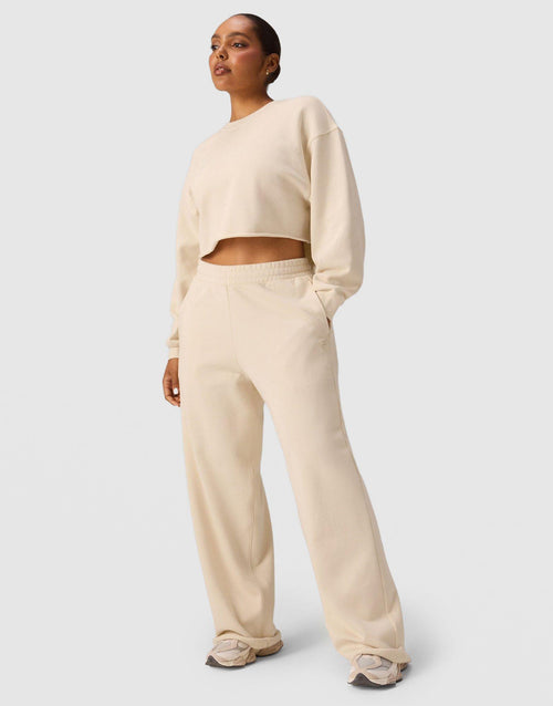 Heavy Terry Cropped Pullover