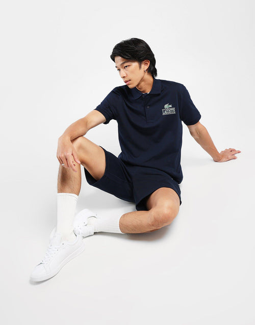 Signature Print Piqué Polo Shirt
