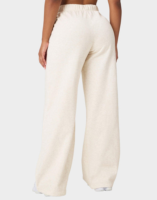 Cozy Fleece Wide Leg Sweatpant