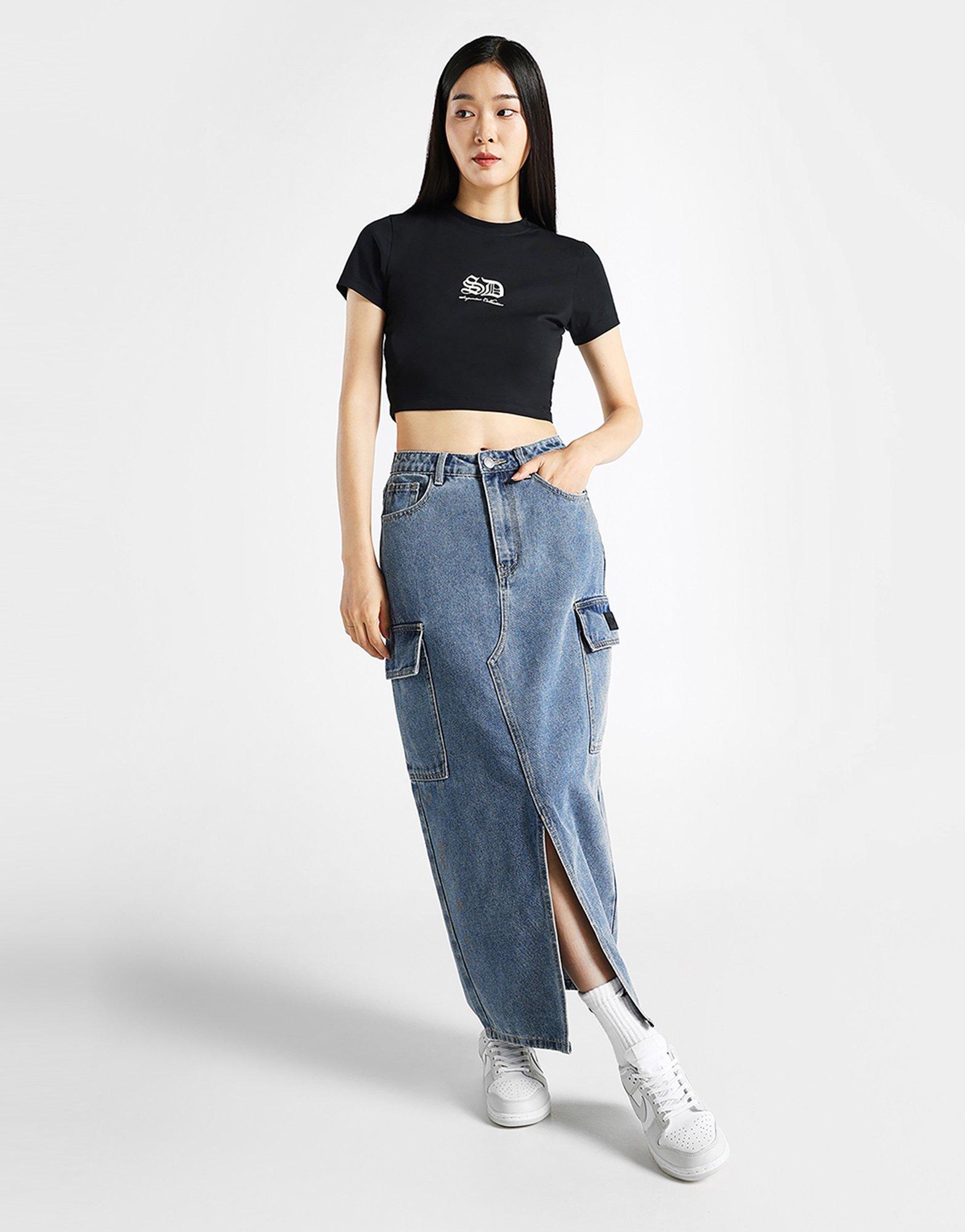 Maxi Denim Skirt