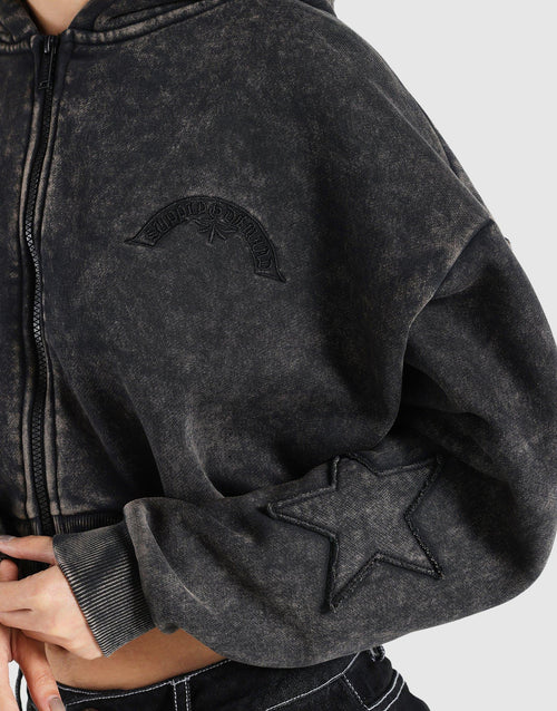 Star Boxy Full Zip Hoodie