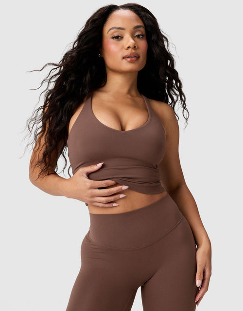 Pureluxe Push-Up Tank Top with Built-In Bra