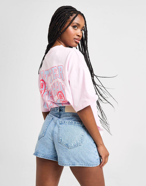 Mom Shorts Washed Denim