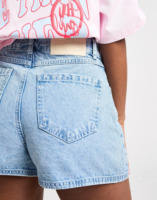 Mom Shorts Washed Denim