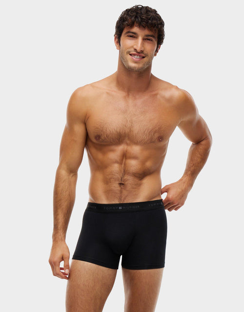 Signature Tonal Logo Waistband Trunks (3-Pack)