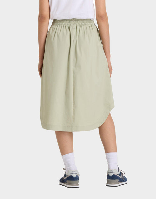 Twill Midi Skirt