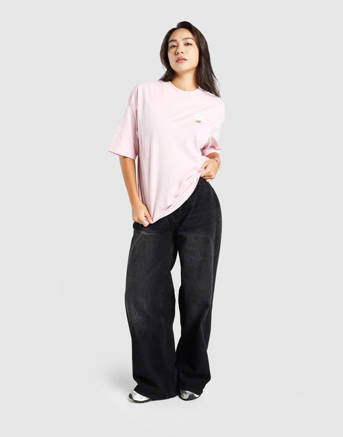 Wavy Logo Oversized T-Shirt