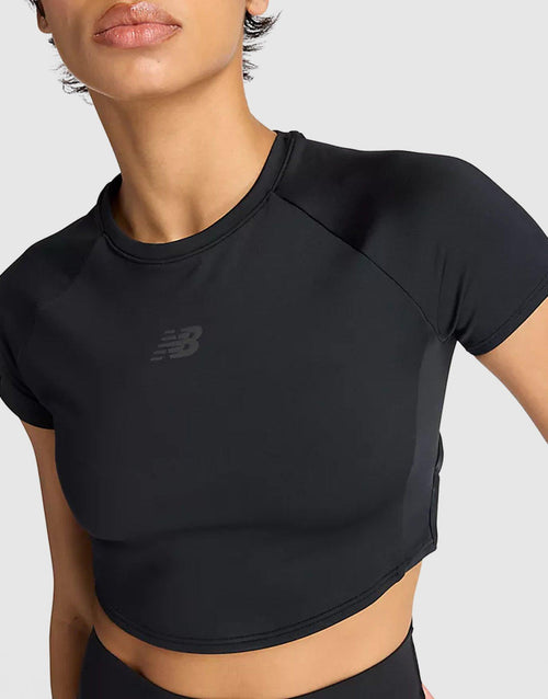 Fast Days Fitted Cropped T-Shirt
