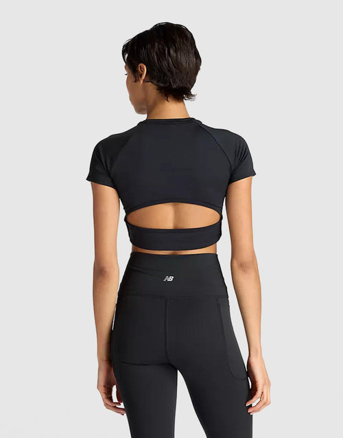 Fast Days Fitted Cropped T-Shirt