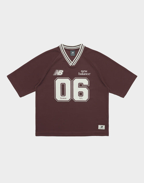Rib Sport Jersey Short Sleeve Top